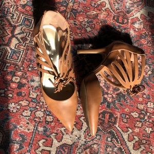 Nude Pointed BCBG Heels